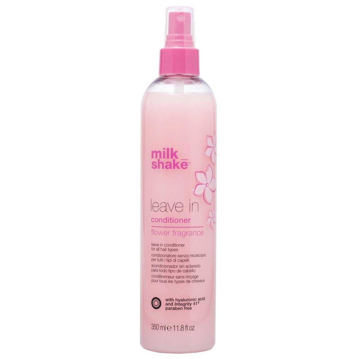 Milk Shake leave in conditioner flower 11.8 oz lightweight hair spray