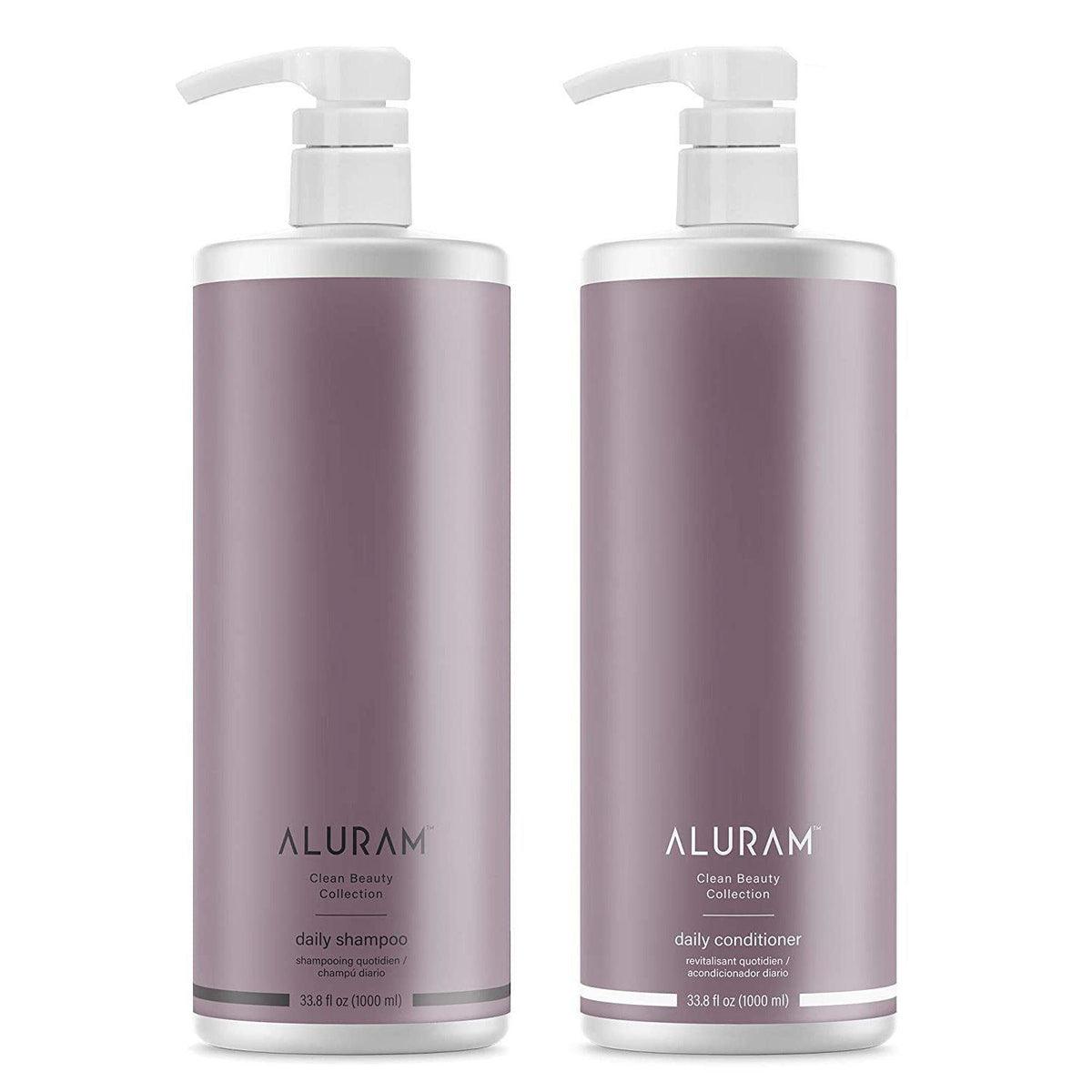 Aluram daily conditioner leaves hair smooth manageable and healthy