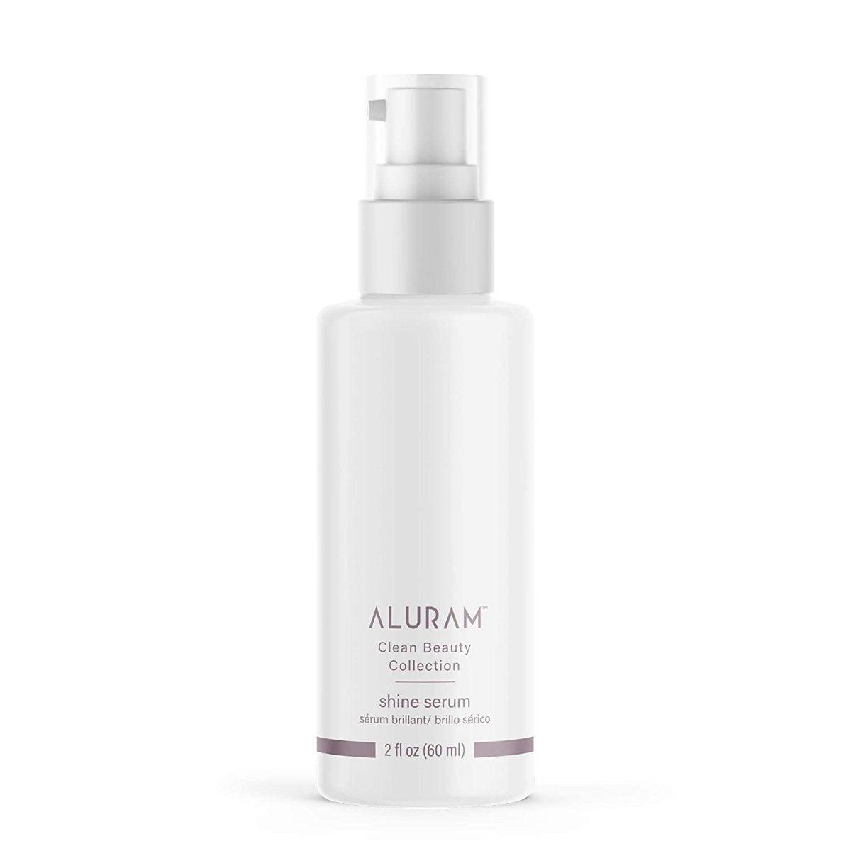 Aluram Shine Serum adding glossy finish and frizz control
