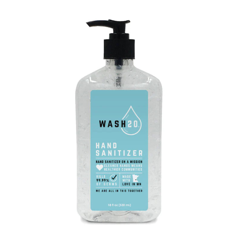 Aluram Wash 20 Hand Sanitizer 18oz killing 99.99% of germs
