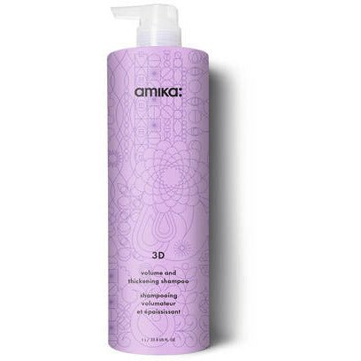 Amika 3D volume shampoo boosts thickness and fuller body