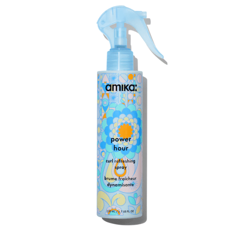 Amika Power Hour spray refreshes and revives natural curls