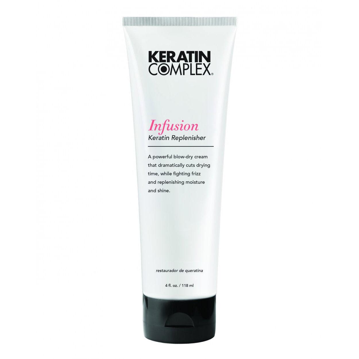 Professional keratin replenishing spray by Keratin Complex for smooth healthy hair