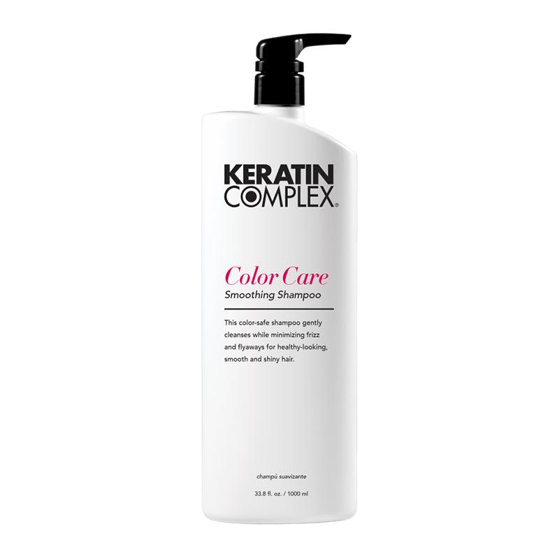 Color safe smoothing shampoo by Keratin Complex for shiny manageable hair