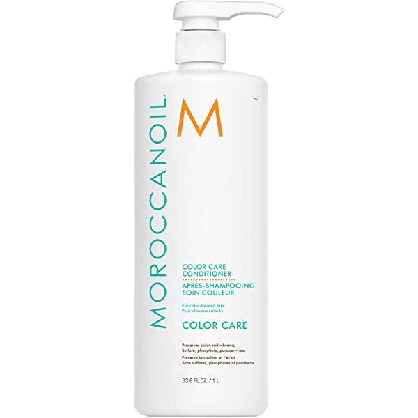 Moroccanoil color care conditioner hydrates color-treated hair gently
