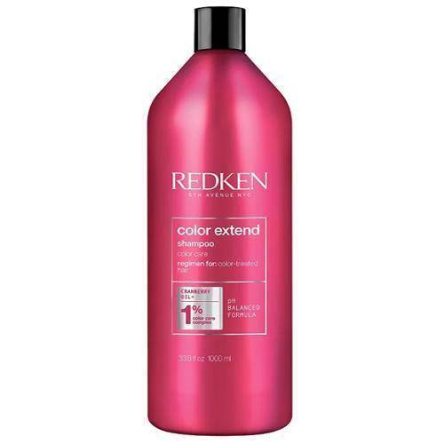 Redken color extend shampoo gently cleanses color-treated hair