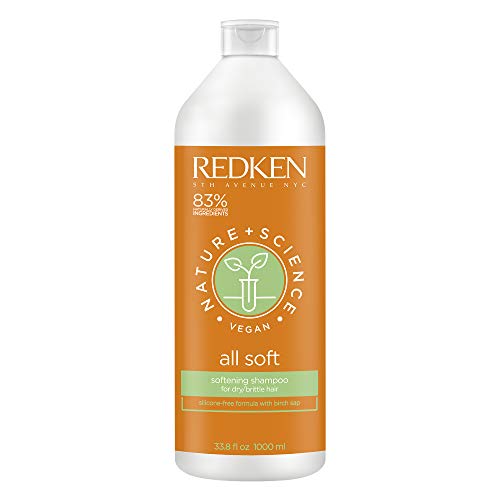 Redken Nature + Science All Soft Shampoo 33.8 oz softens dry hair