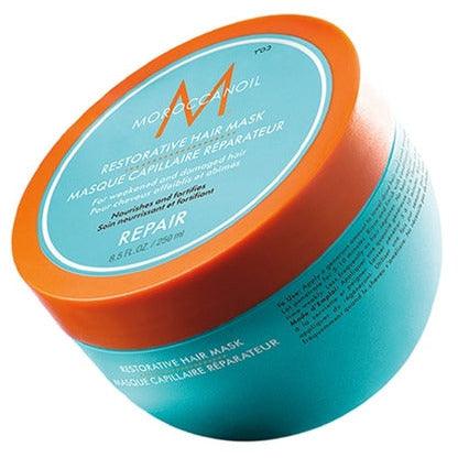 Moroccanoil restorative hair mask repairs damaged hair strands