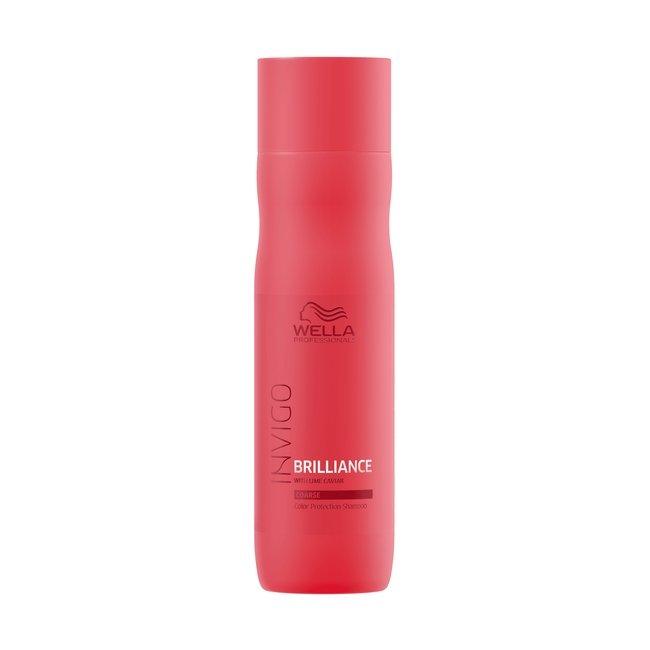 Wella Invigo Brilliance shampoo nourishes and protects coarse hair