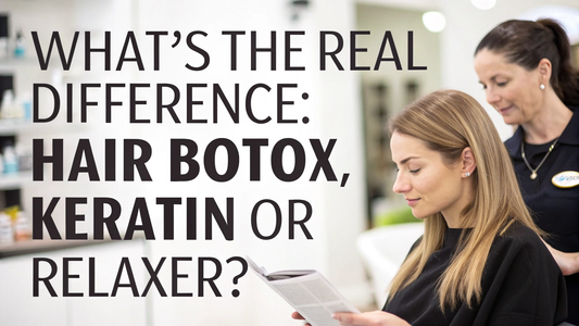 hair botox vs keratin vs relaxer Ottawa
