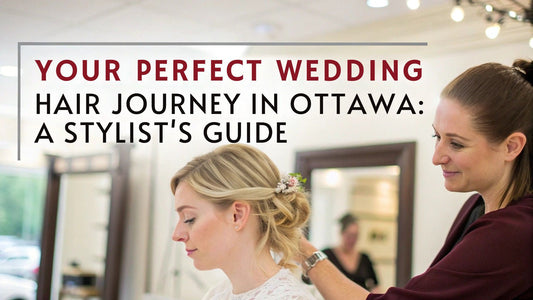 wedding hair planning from trial to wedding day