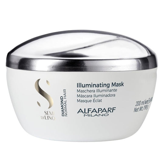 Front view of Alfaparf Milano Diamond Illuminating Mask jar