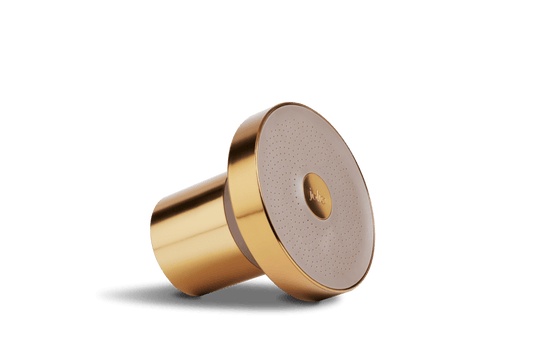 Jolie Skin Co brushed showerhead with luxury filtered water flow