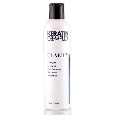 Keratin Complex Clarifying Shampoo deeply cleanses buildup from hair and scalp