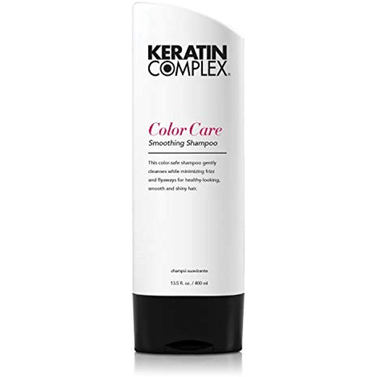Keratin Complex Color Care Smoothing Shampoo protects color and reduces frizz