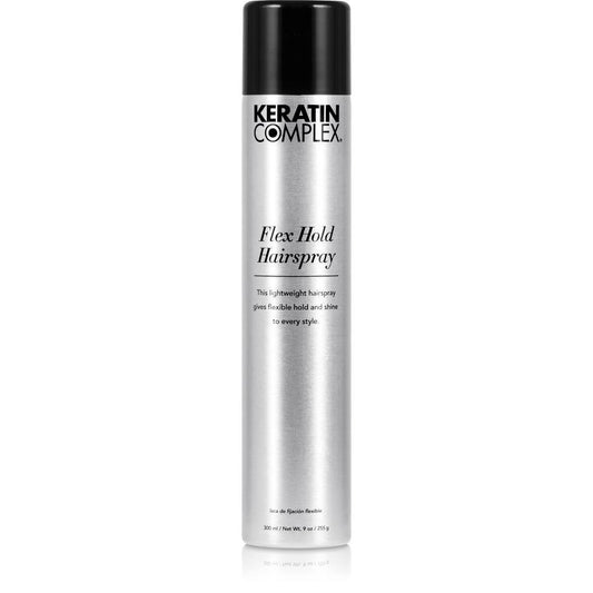 Keratin Complex Flex Hold Hairspray provides flexible control and natural movement