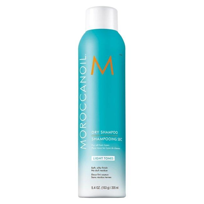 Moroccanoil dry shampoo for light tones refreshes blonde hair