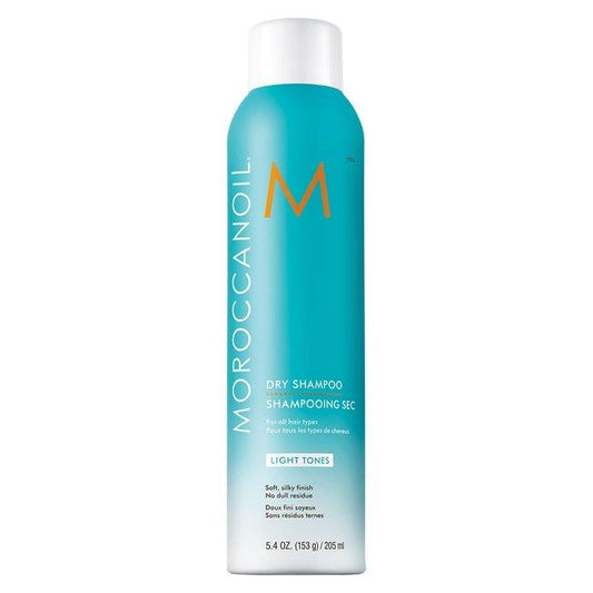 Moroccanoil dry shampoo for light tones refreshes blonde hair