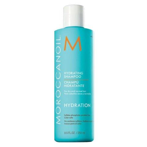 Moroccanoil hydrating shampoo gently cleanses and moisturizes hair