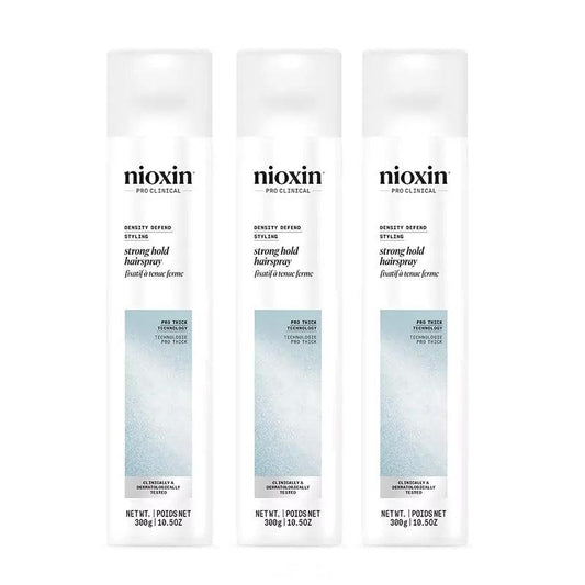 NIOXIN 3D Styling Strong Hold Hairspray - NIO SPRAY, 10.6 oz (Pack of 3)