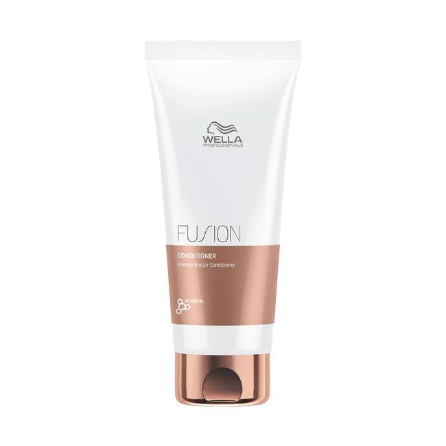 Wella Fusion Plex conditioner strengthens and repairs damaged hair