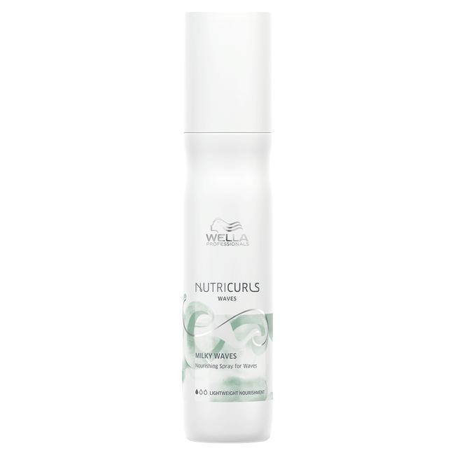 Wella Nutricurls Milky Waves spray nourishes and defines wavy hair
