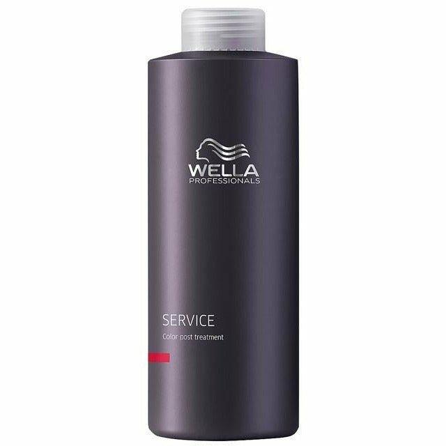 Wella service color post treatment seals color and restores hair
