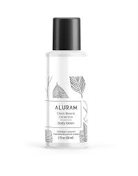 Aluram body moisturizer providing lightweight hydration for smooth skin