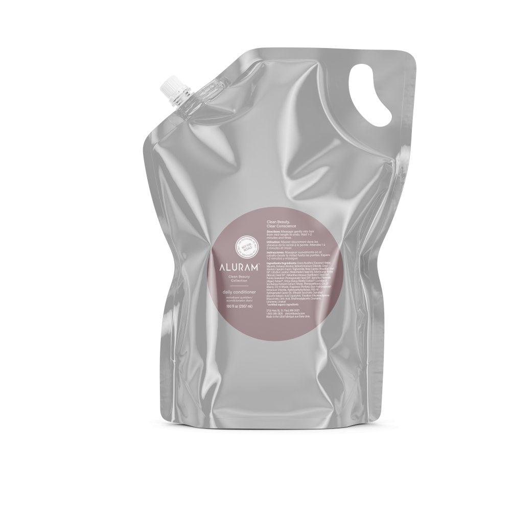 Aluram daily conditioner helps reduce split ends and breakage