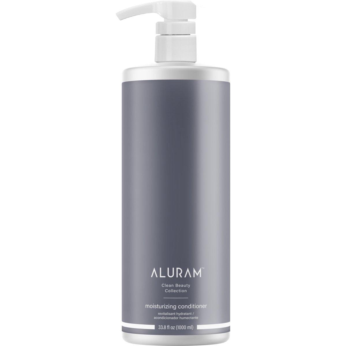 Aluram conditioner nourishes hair with coconut and shea oils