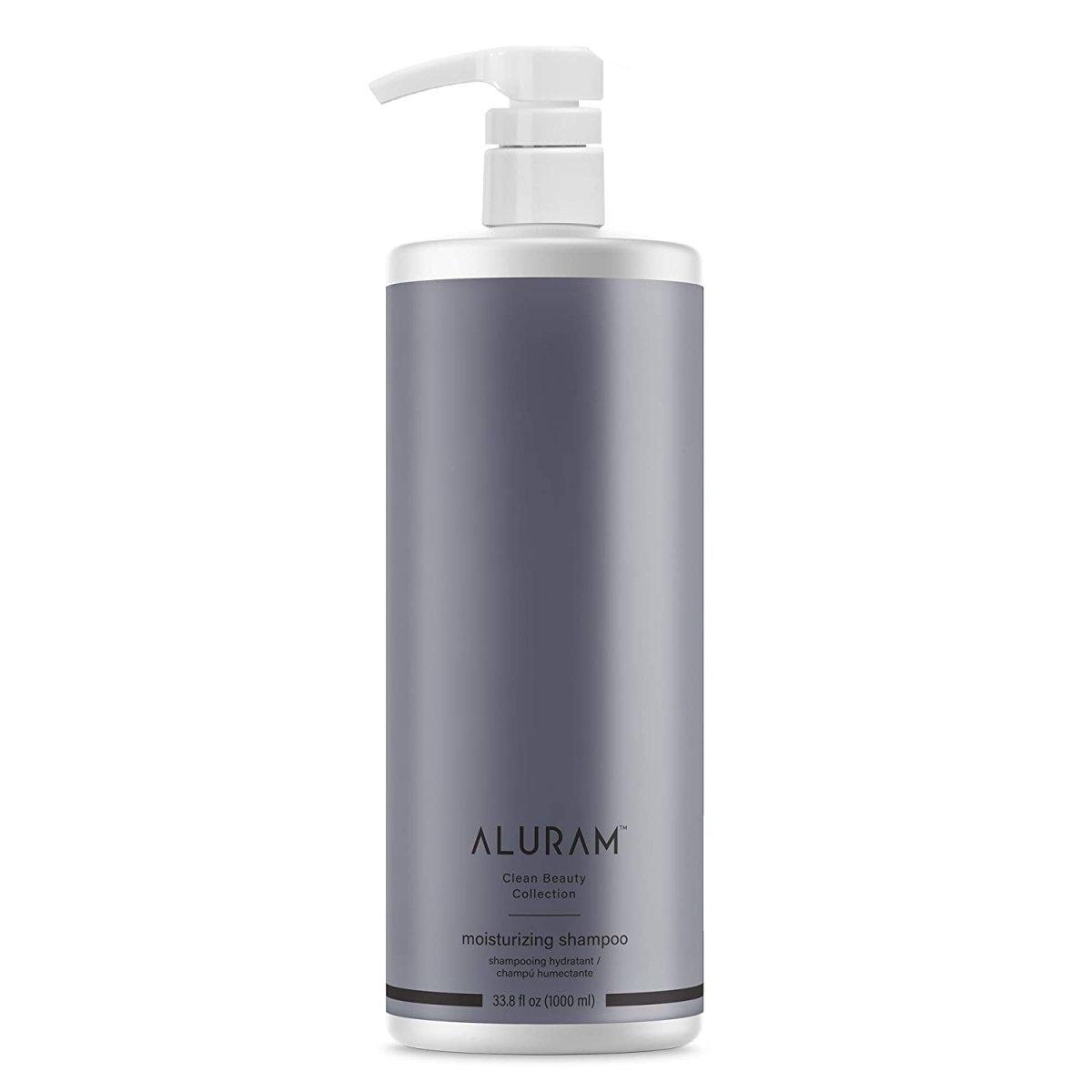 Aluram shampoo nourishes dry hair for softer smoother results