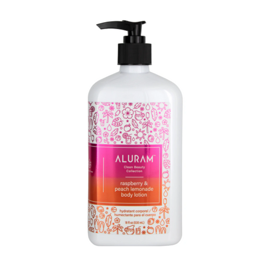 Aluram Raspberry Peach Lemonade Lotion 18oz moisturizing skin