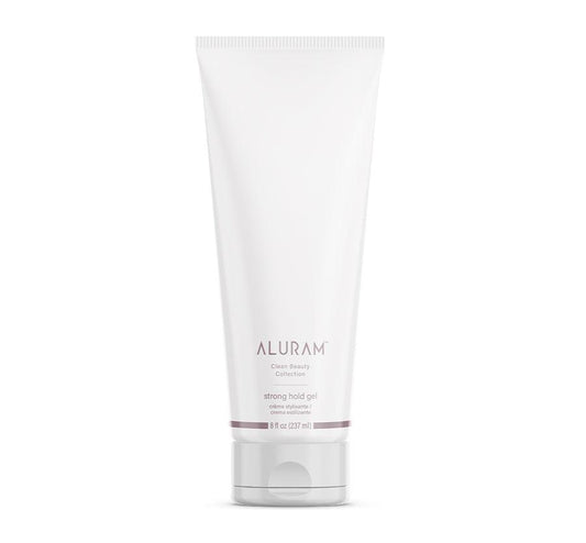 Aluram strong hold gel delivers long lasting style control