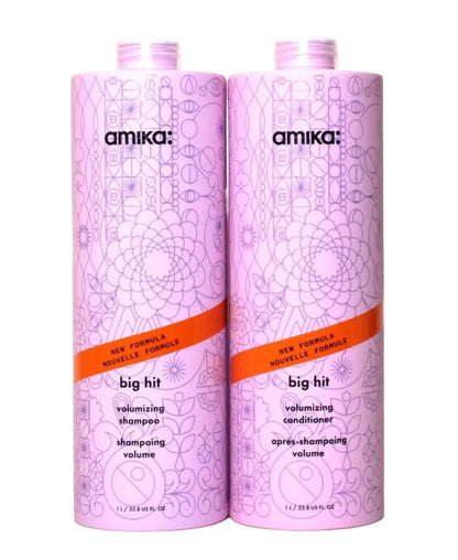 Amika Big Hit volumizing shampoo boosts hair volume instantly