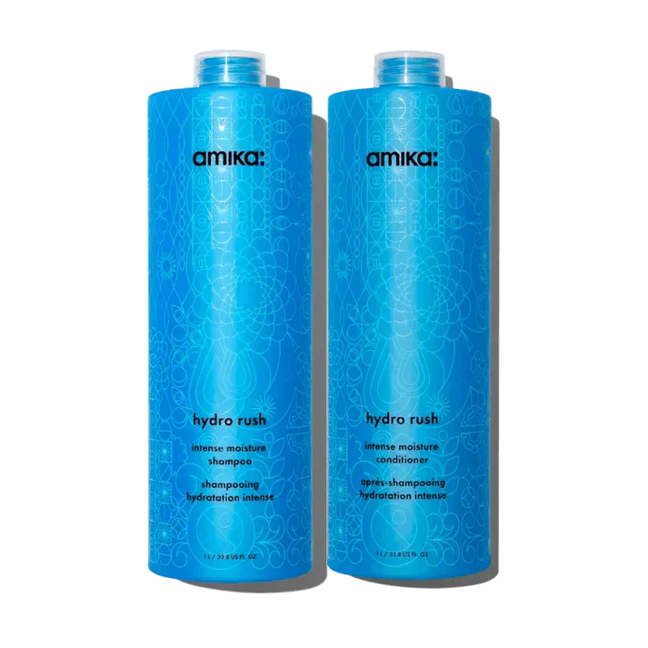 Amika Hydro Rush conditioner detangles hair without weighing down