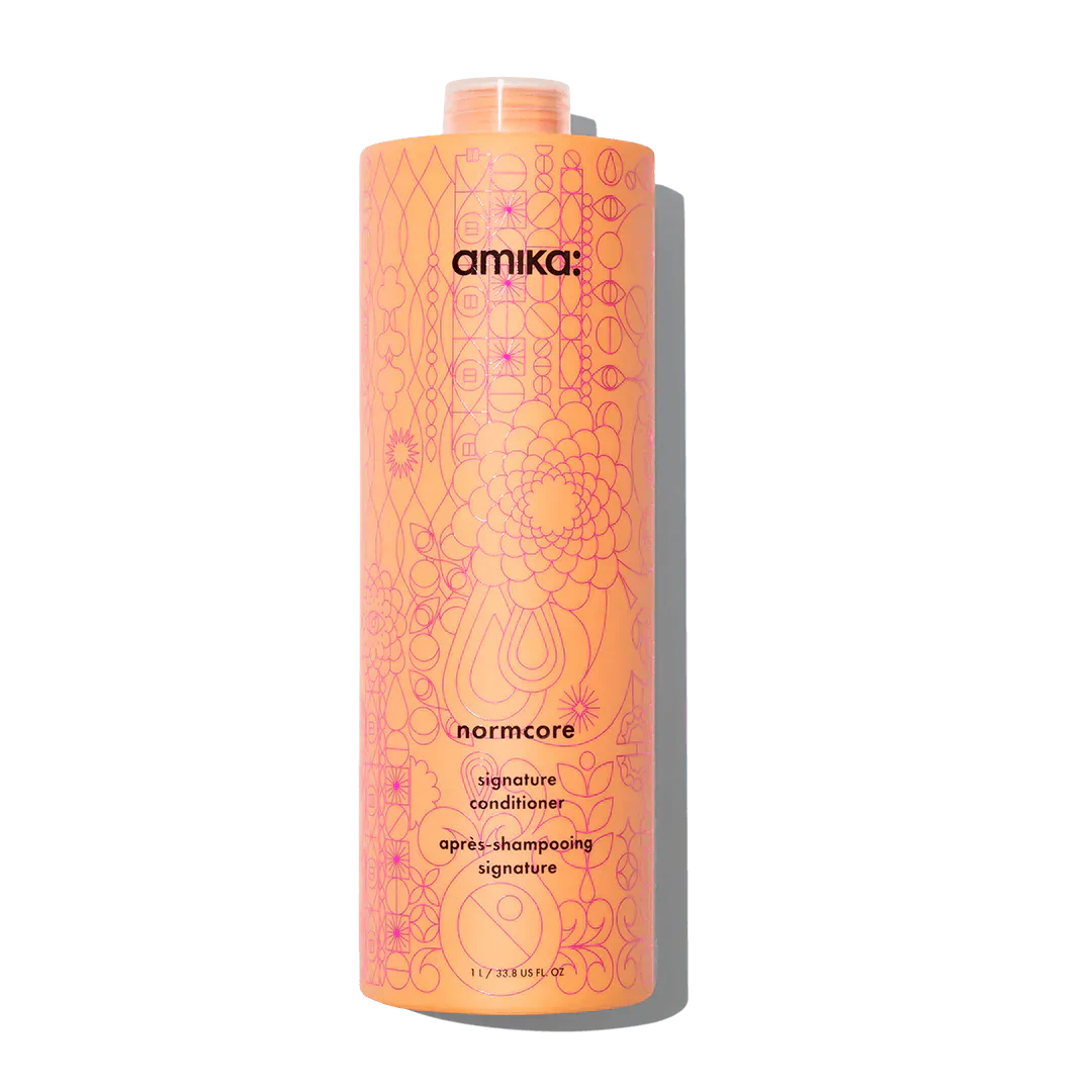Amika signature conditioner improves manageability and smooth hair texture