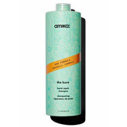 Amika bond repair shampoo gently cleanses and reduces breakage