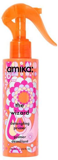 Amika the wizard detangling primer smooths and detangles hair
