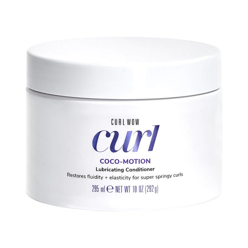 Color Wow Coco Motion conditioner deeply hydrates curly hair