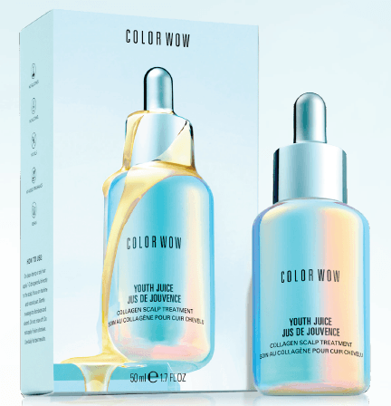 Color Wow Youth Juice collagen scalp treatment strengthens roots