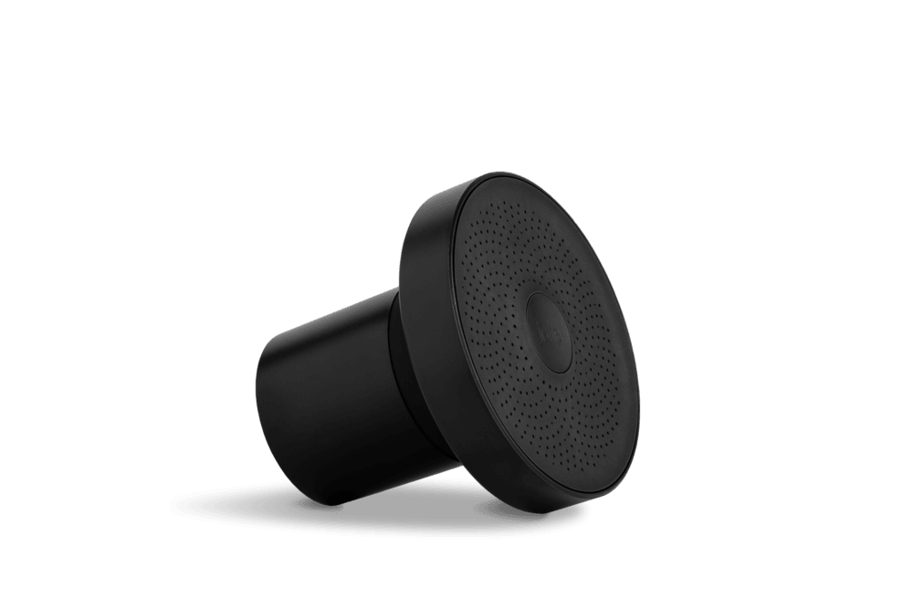 Jolie brushed metal showerhead designed for skin and hair care