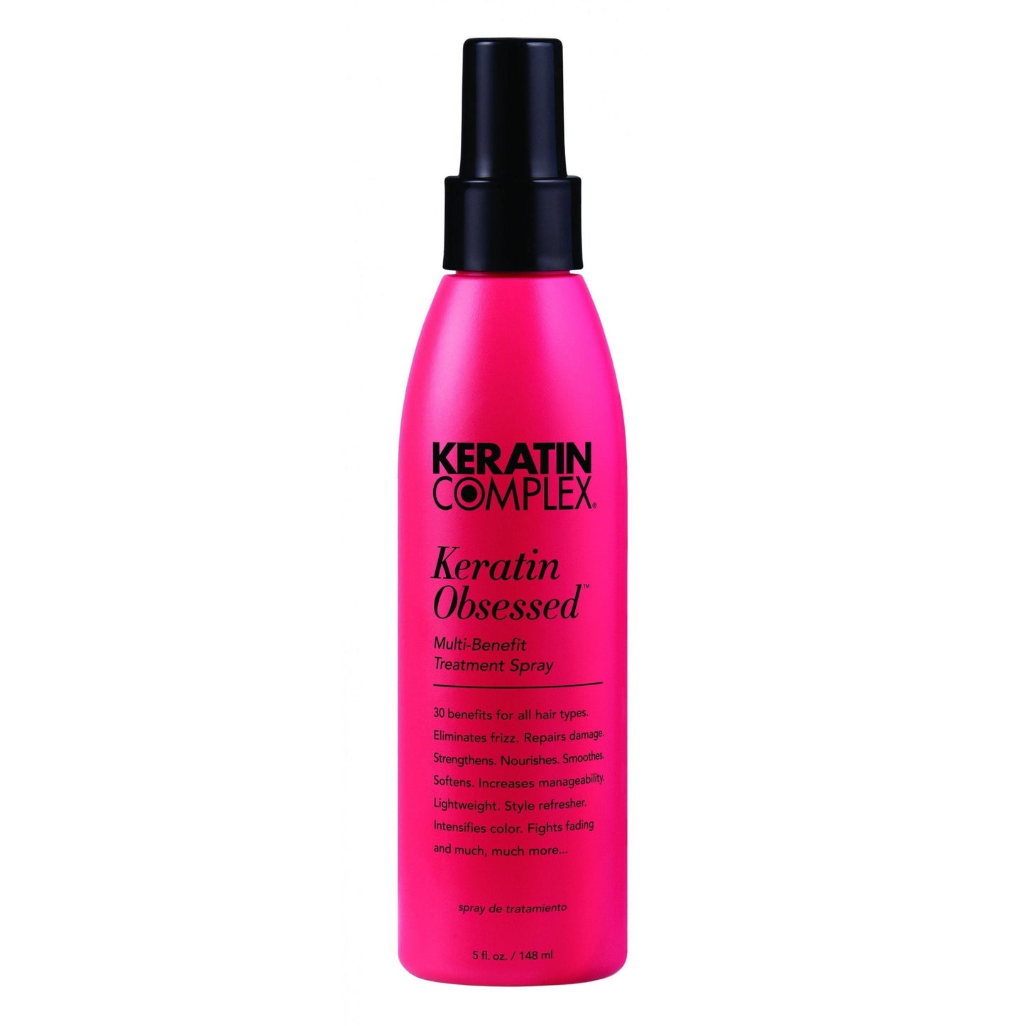 Keratin Complex Keratin Obsessed smoothing treatment enhances shine and softness