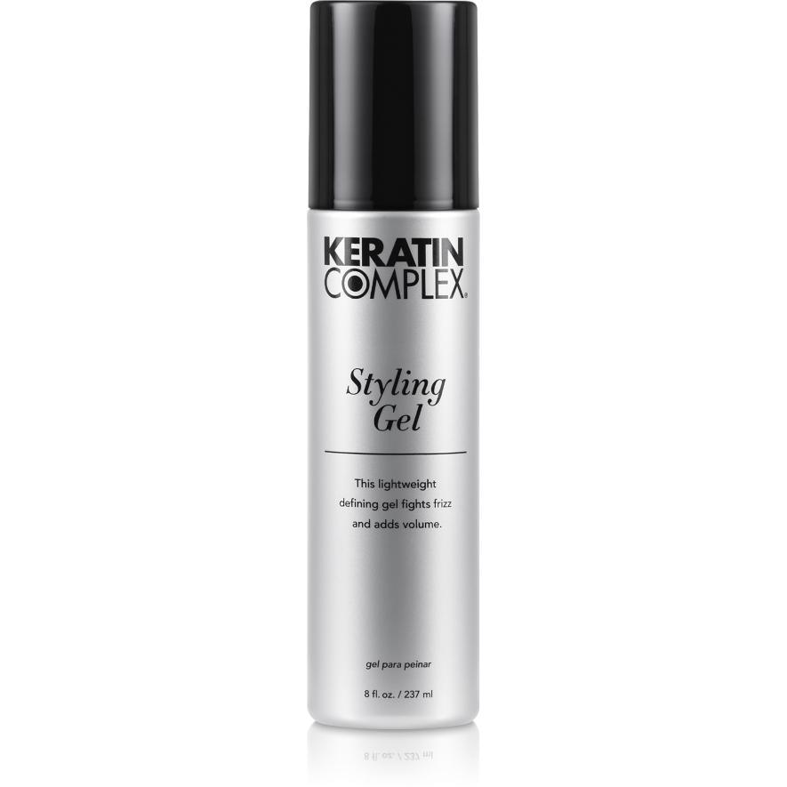 Keratin Complex Styling Gel provides strong hold and flexible control