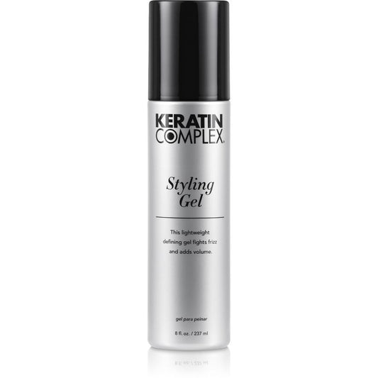 Keratin Complex Styling Gel provides strong hold and flexible control