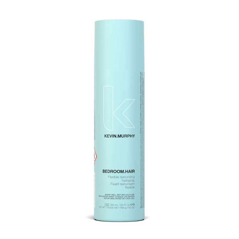Lightweight flexible hairspray by Kevin Murphy for natural movement and texture