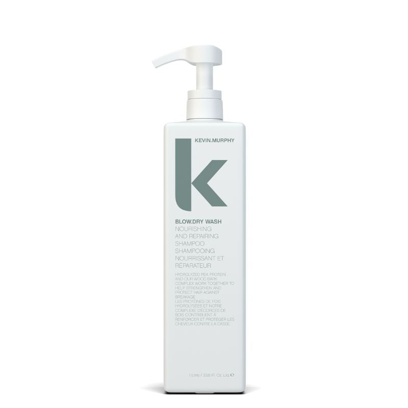 Blow dry prep shampoo by Kevin Murphy helps reduce frizz and damage