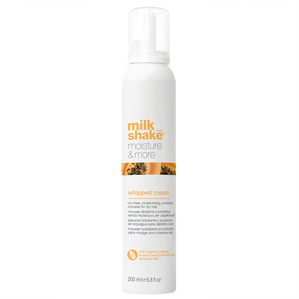 Milk Shake moisture and more whipped cream 6.8 oz leave in foam