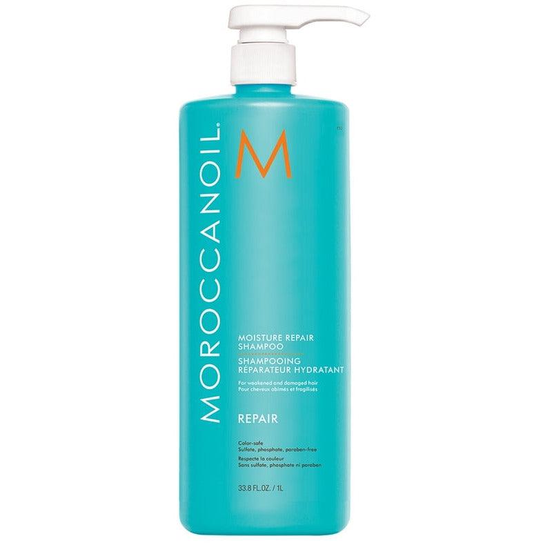 Moroccanoil moisture repair shampoo gentle cleansing for healthy hair