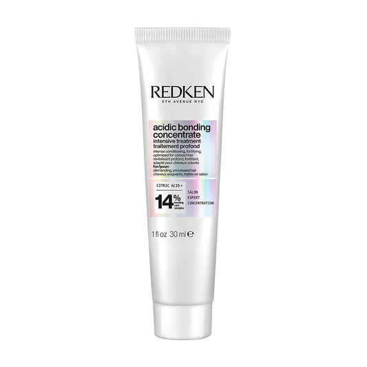 Redken acidic bonding concentrate 14 percent strengthens damaged hair