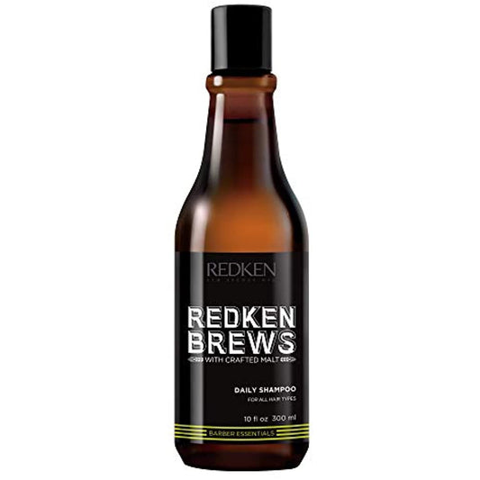 Redken brews daily shampoo cleanses hair gently for everyday use